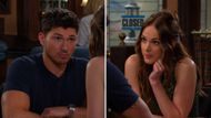 Days of Our Lives' Alex and Stephanie talking. | Image Source: Peacock